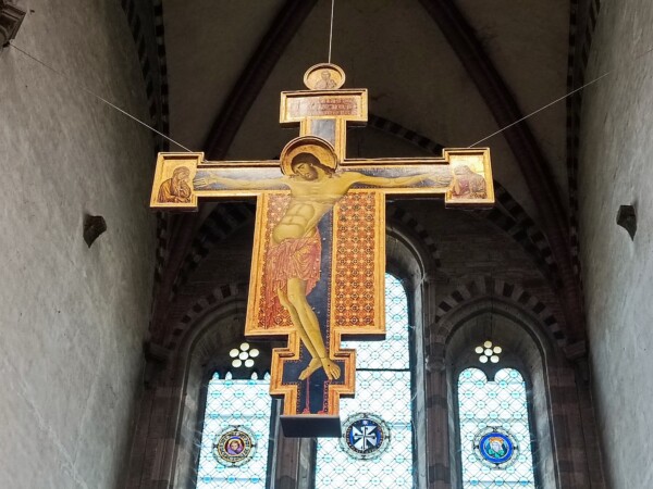 © Barbara Blunschi reisen-lifestyle.ch – In der Kirche San Domenicoist das Kruzifix von San Demonico ad Arezzo zu sehen.