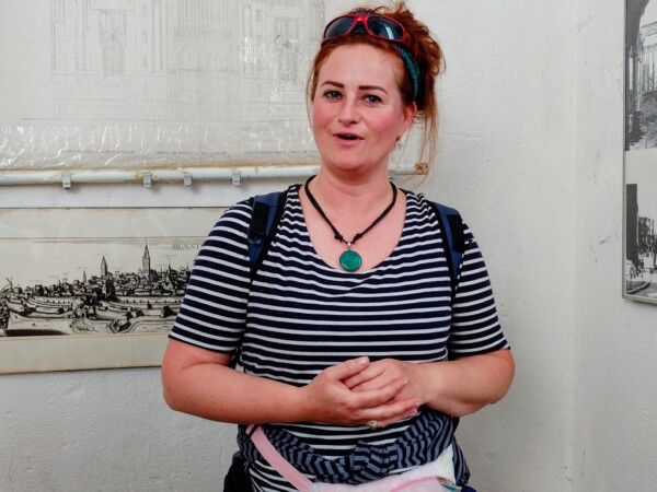 © Barbara Blunschi reisen-lifestyle.ch Martje Thalmann ist die erste weibliche Türmerin in der St. Lamberti Kirche.